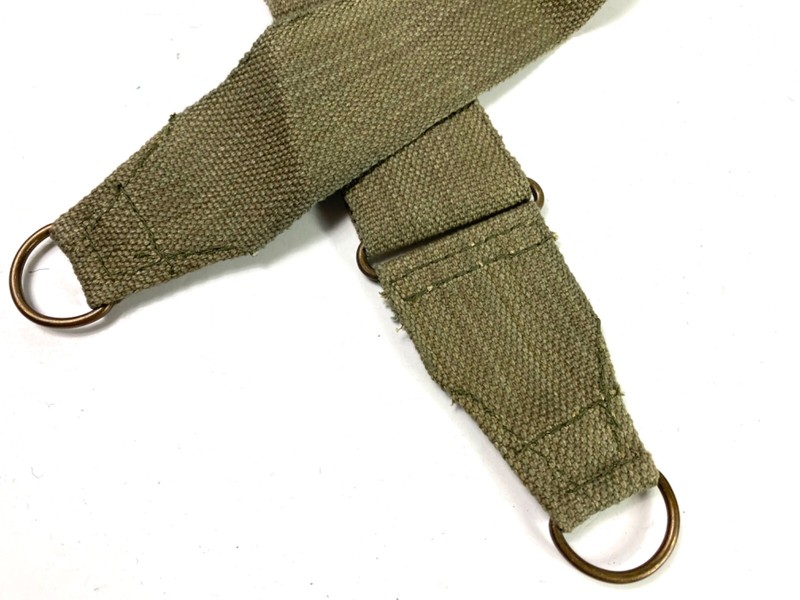 WWII US PARATROOPER M36 M1936 MUSETTE JUMP BAG STRAP-BRITISH MADE VARIATION gallery