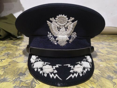 HAT CAP KEPI - CUSTOM USAF GENERAL OFFICER DIRECT BULLION - IMPERIAL CAP gallery