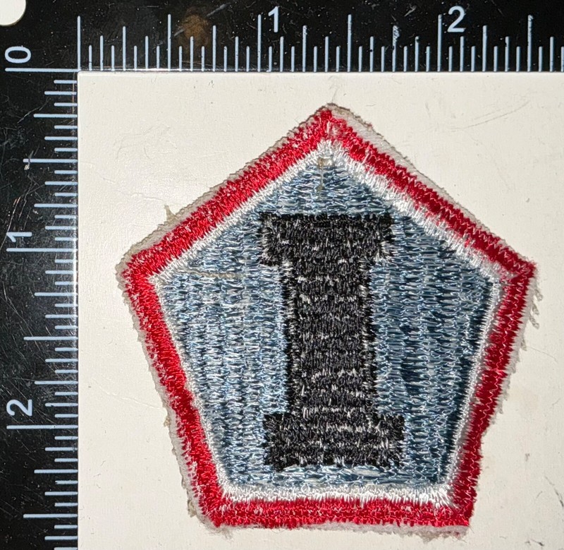 REPRODUCTION WWII US Army 1st Army Group Patch gallery