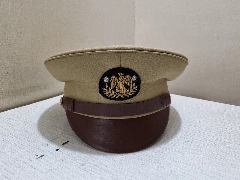 Mexican Army Military Officers Dress Visor Hat Cap All Size gallery