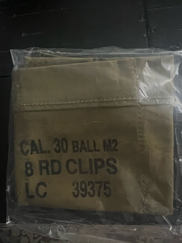 6 Pocket .30 CAL BALL M2 8 RD CLIPS LC 39375 Coyote Brown w/2-Clip Cardboards x6