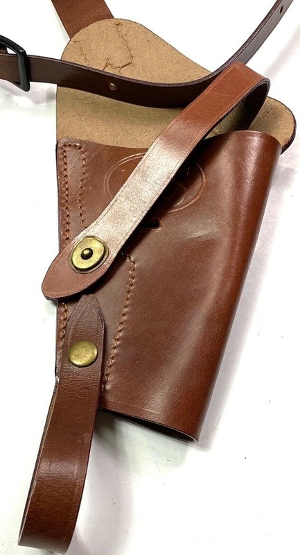 WWII .38 Pistol M3 Victory Revolver Tanker Shoulder Holster with Shell Loops... gallery