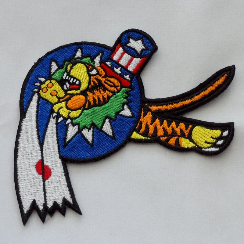 3PCS WWII American Volunteer Group AVG Flying Tigers Embroidered patch gallery