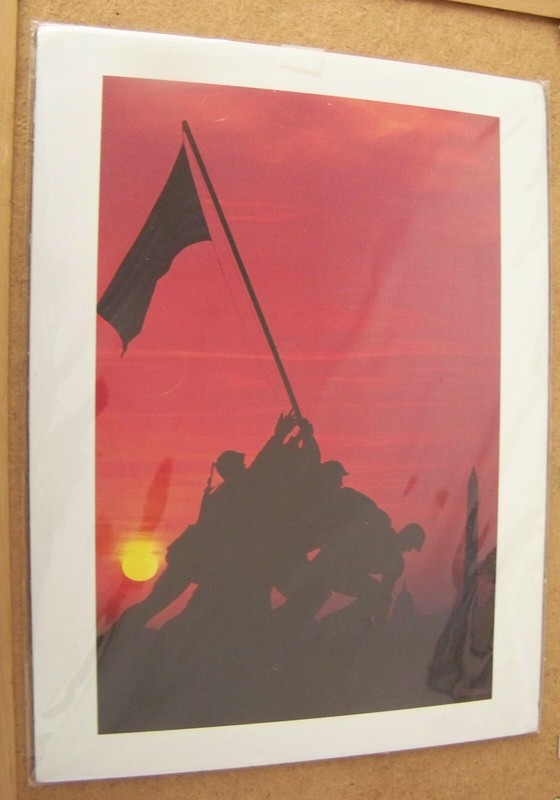 Iwo Jima Memorial at Dawn 9″ x 12″ photo print including white border US Marines