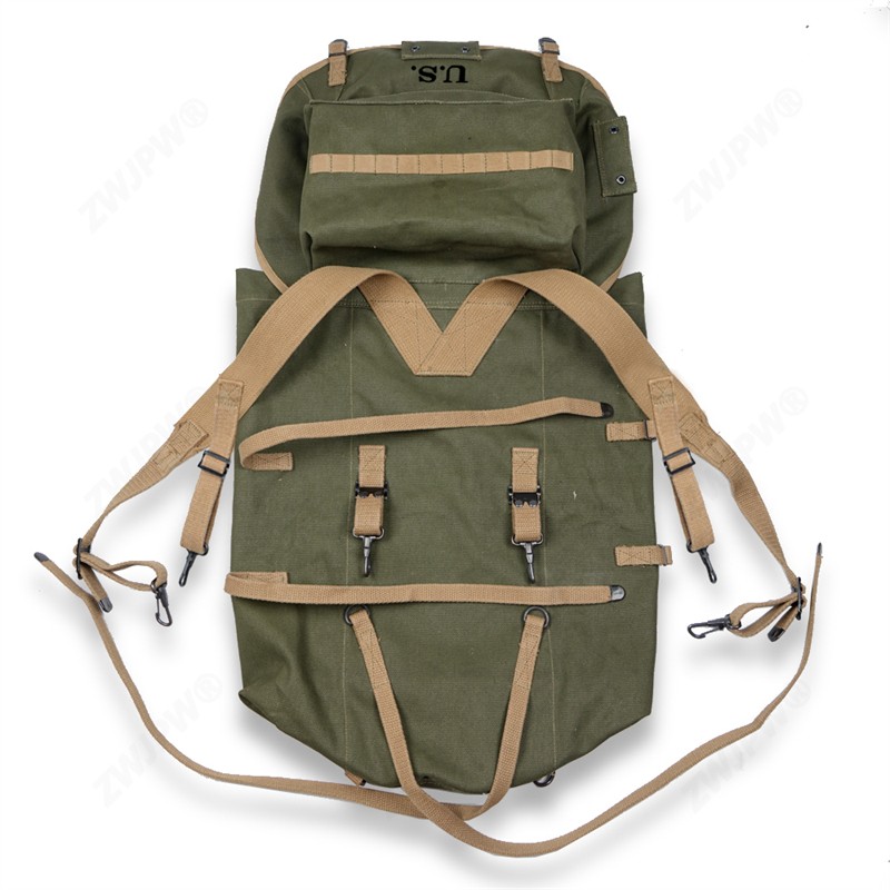 Replica U.S. M1943 Tactical Backpack Mountain Bag Outdoor Combat Pack Props gallery
