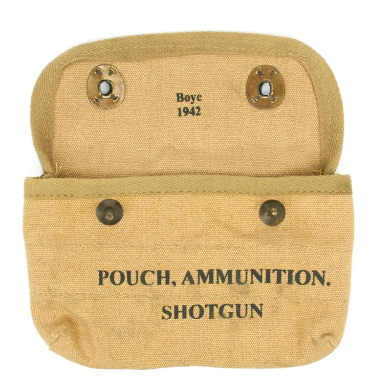 U.S. WWII Khaki Shotgun Shell Pouch gallery