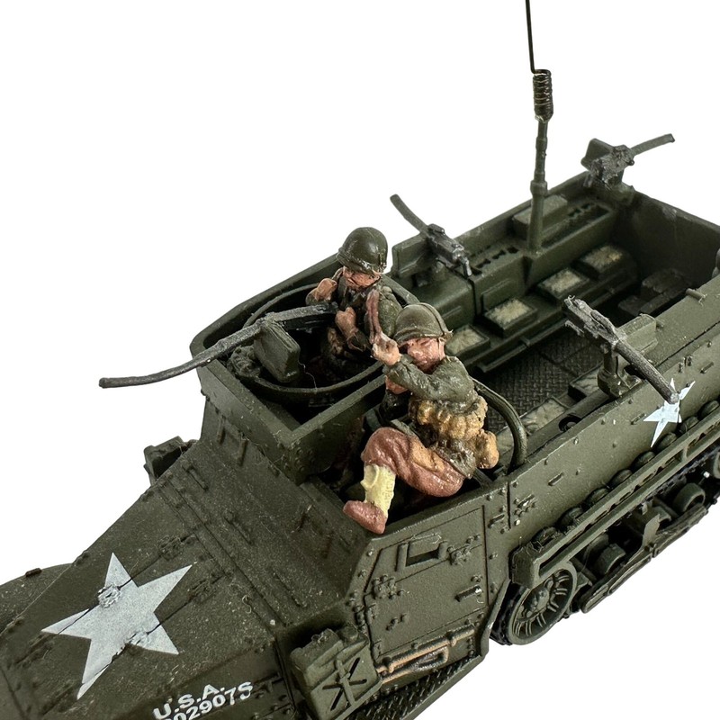 2006 Ultimax Half Track Miniature Military Truck with Two Soldiers gallery