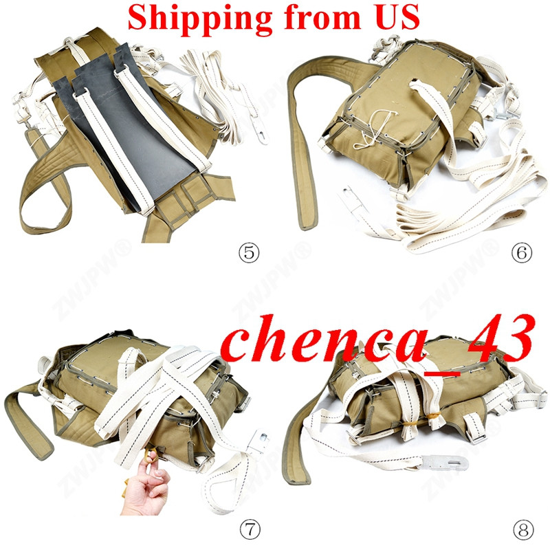 US!! Replica US Army T-5 Parachute Backpack WWII Airborne D-DAY Paratroopers Set