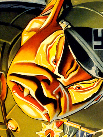 Defeat Axis! - 1940s WWII Propaganda War Poster - 18x24 gallery