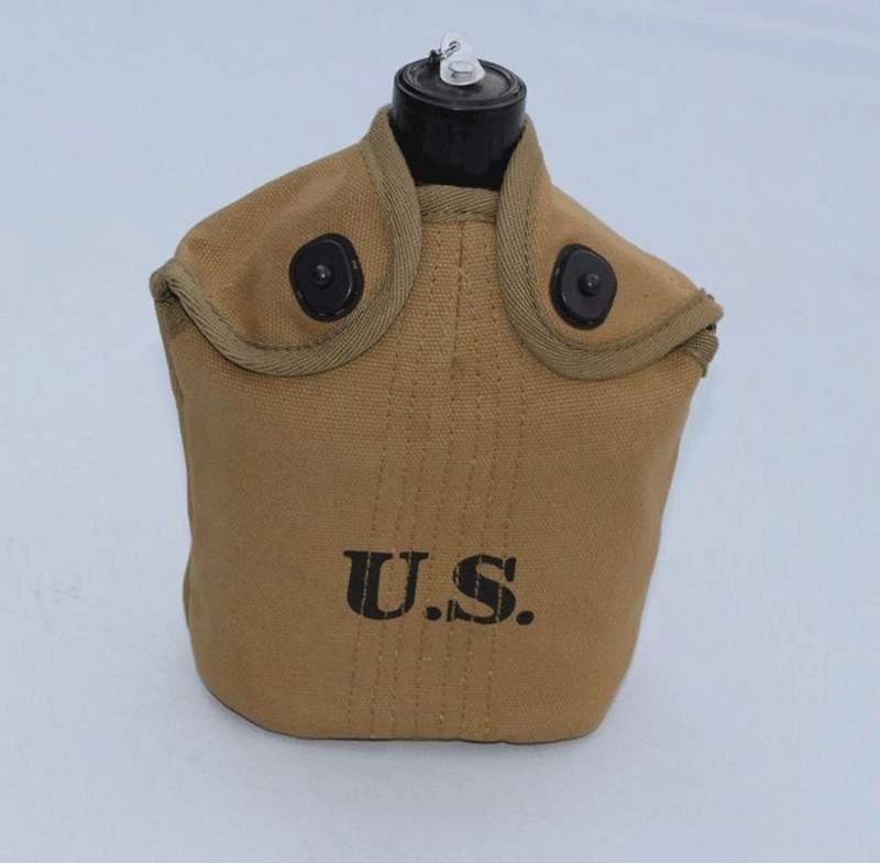 WWII US Army GI M1910 Canteen And Cover – US051