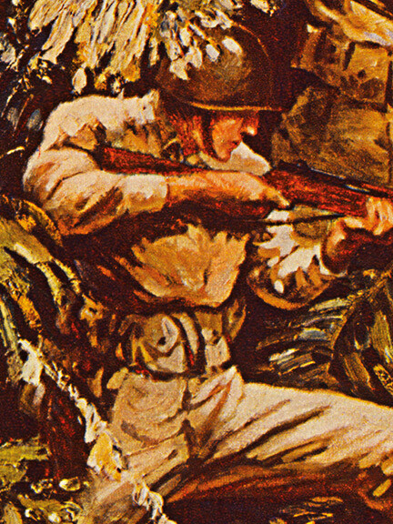 Let's Go Get 'Em! 1942 US Marines WWII Recruiting Poster - 24x36 gallery