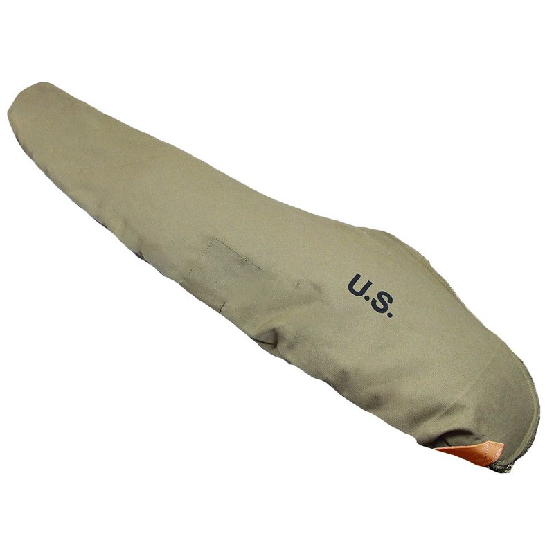 US Marked Reproduction M1 Carbine Rifle Carrying Case with Fleece Lining Green