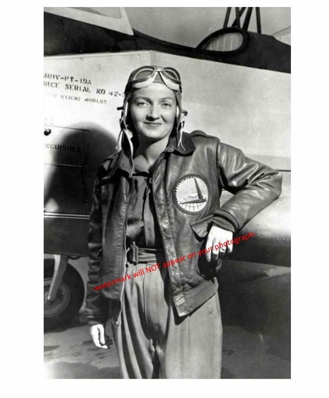 WASP Founder Pilot PHOTO Women Air Force Service Cmdr Nancy Love World War 2 gallery