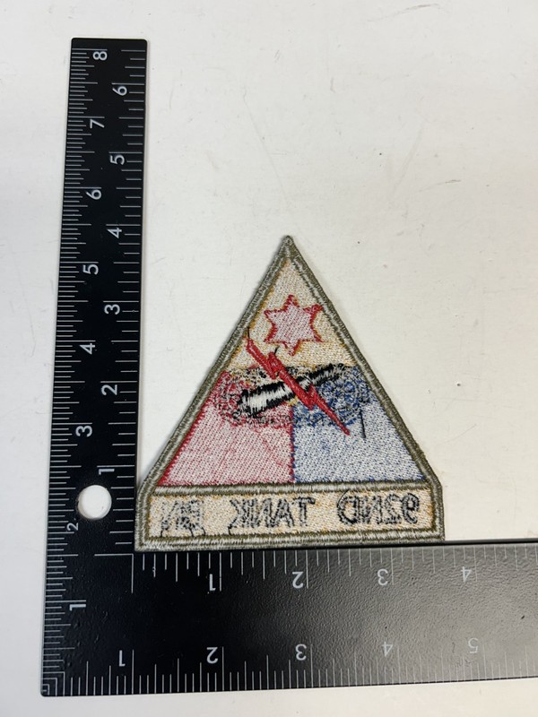 MH583 Repro WW2 US Army Patch 92nd Tank Battalion IR29D gallery