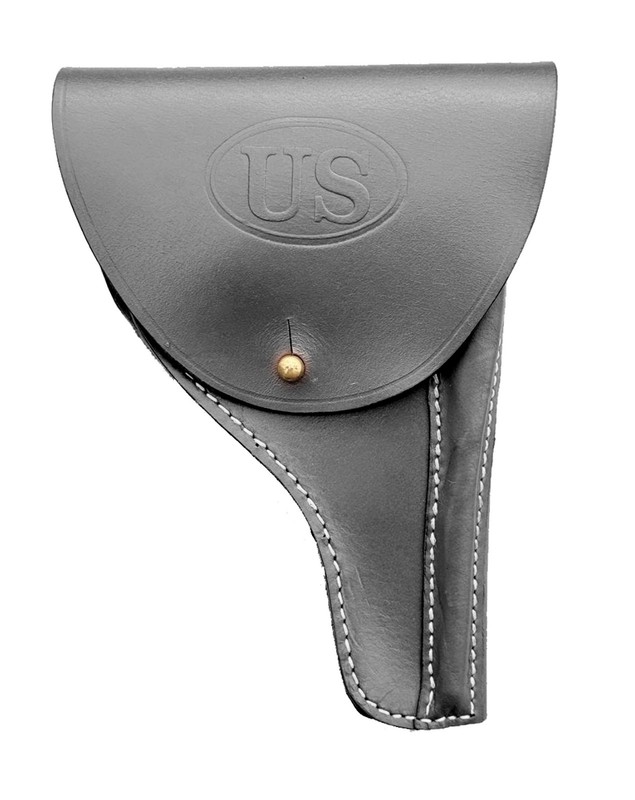 US World War II Reproduction Right Hand Colt 1903 Black Hammerless Holster