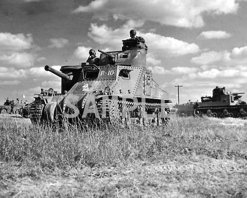 1st Armored Division M3 Lee Tank 1941 World War II WW2 WWII 8×10 Photo 222c