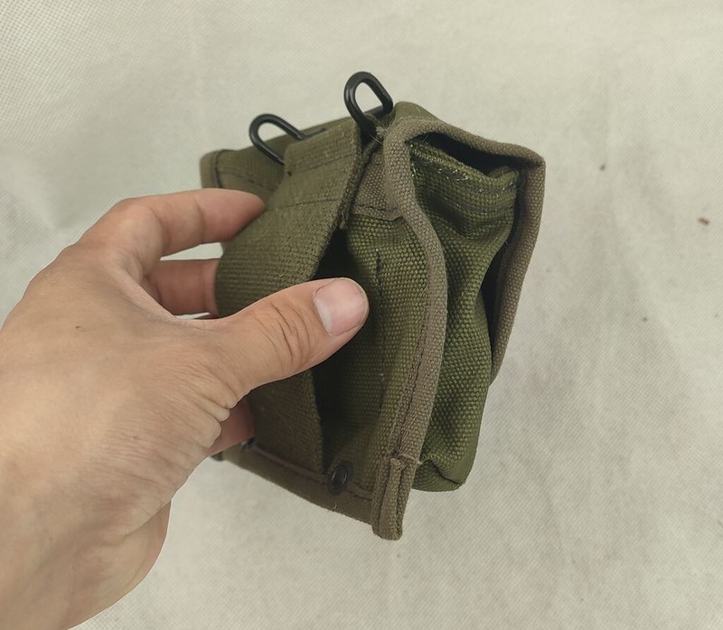 WITH RED CROSS WW2 US ARMY M2 JUNGLE OLIVE CANVAS FIELD FIRST AID KIT POUCH gallery