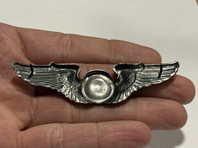 USAAF Army Air Force Observer Badge Wings Military Pin gallery