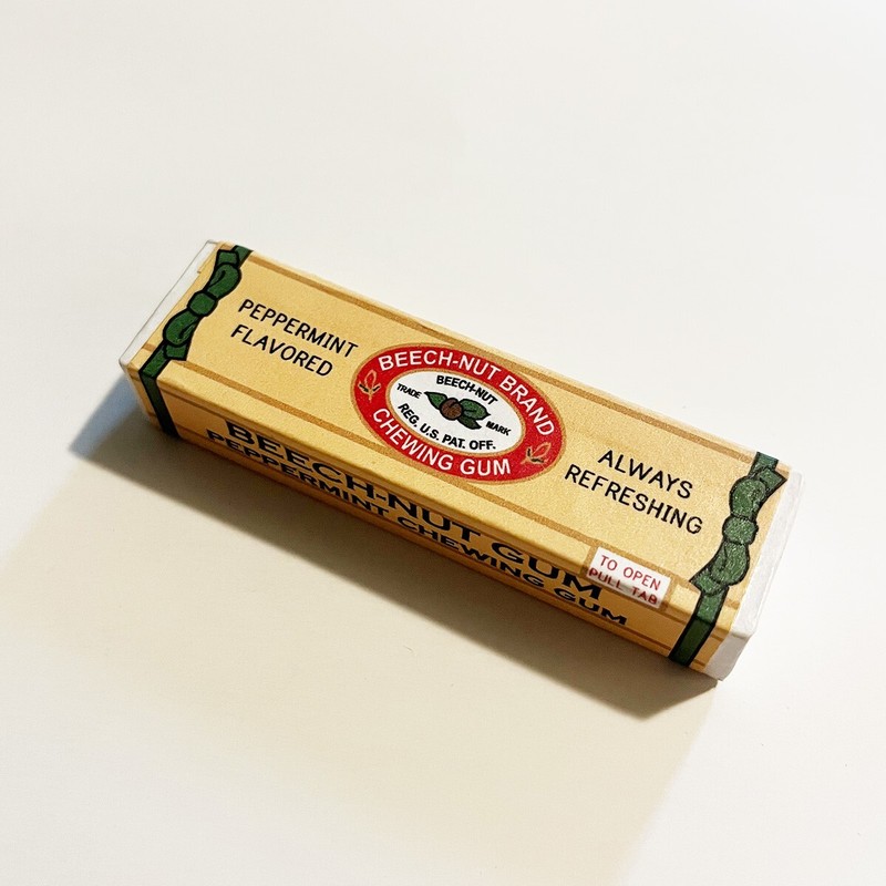 WWII 1940’s Beechnut Peppermint Gum Replica Prop Packaging