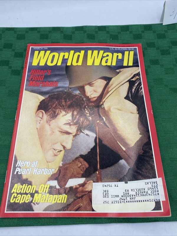 WORLD WAR II – VINTAGE MARCH 1991- MAGAZINE BOOKLET!