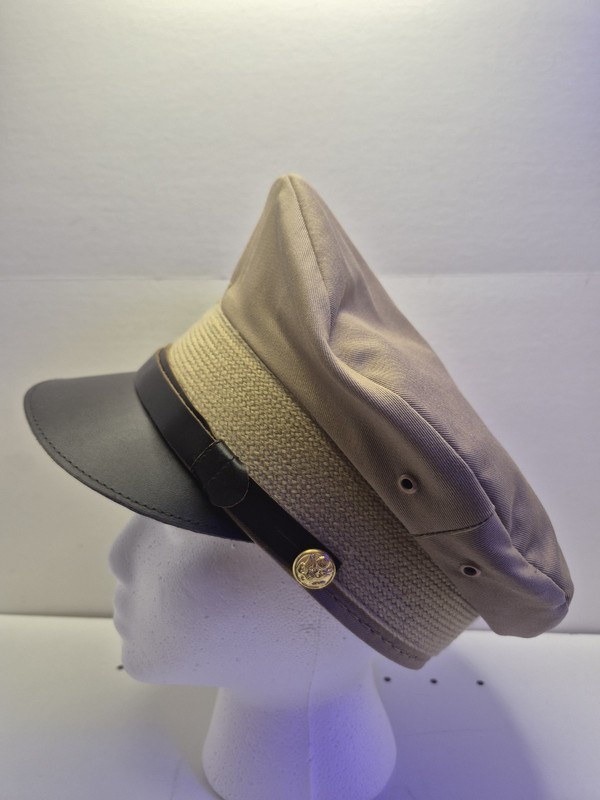 Cockpit USA U.S. WWII Officer Visor Crush Cap Size Medium 7 1/8 US Beautiful gallery