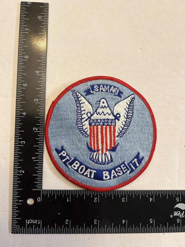 MH3102 Repro US Navy WW2 Unit Patch PT Boat Base 17 IR47A