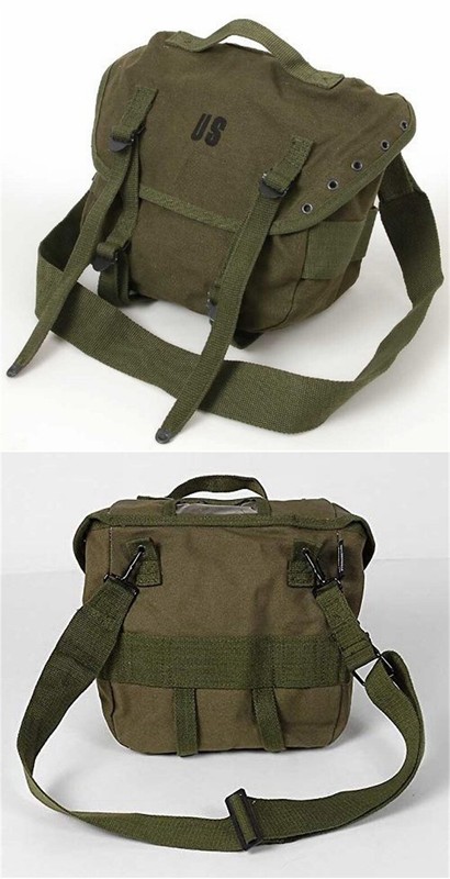 U.S. Vietnam War Combat Field M1961 Butt Pack Canvas Waist Bag WWII Replica gallery