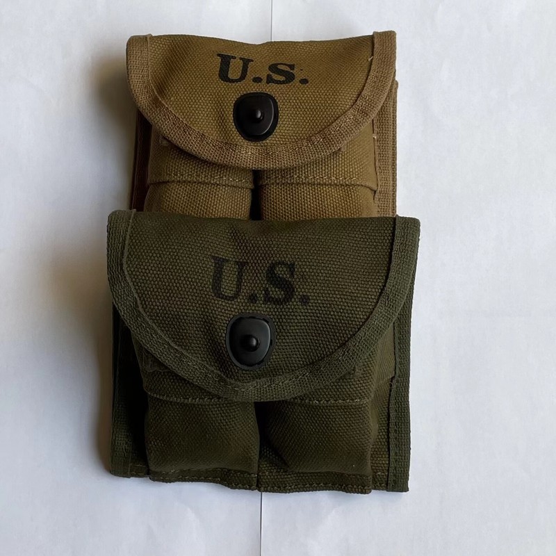 Two styles WW2 US Military M1 Carbine Rifle Mag Military Ammunition Pouch Bag gallery