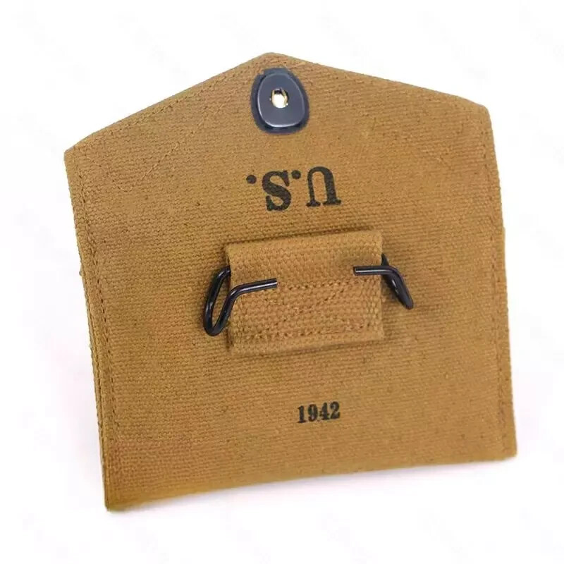 WW2 US M1 First Aid Pouch Bag Khaki Canvas