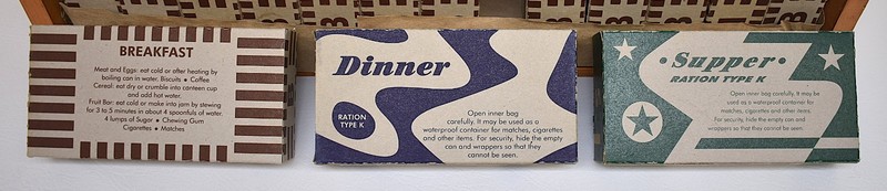 Repro WW2 US Army Field 38pc Pack Empty K Ration Morale Units PATTEN Reenact War gallery