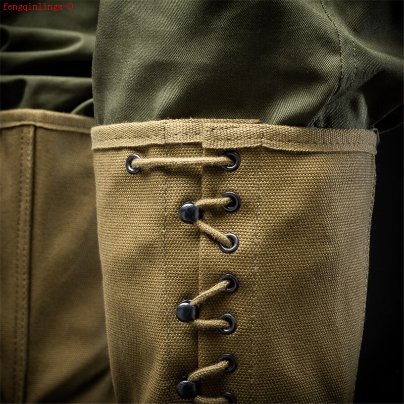 WWII US Army M1938 Canvas Leggings Leg Wrappings Puttee Outdoor Hunting Supplies gallery