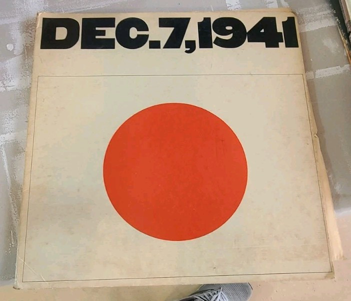 WWII New York Times Presents Roosevelt Dec. 7, 1941 LP 1966
