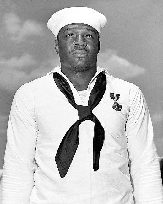 UNITED STATES NAVY DORIS MILLER 11×14 GLOSSY PHOTO PRINT