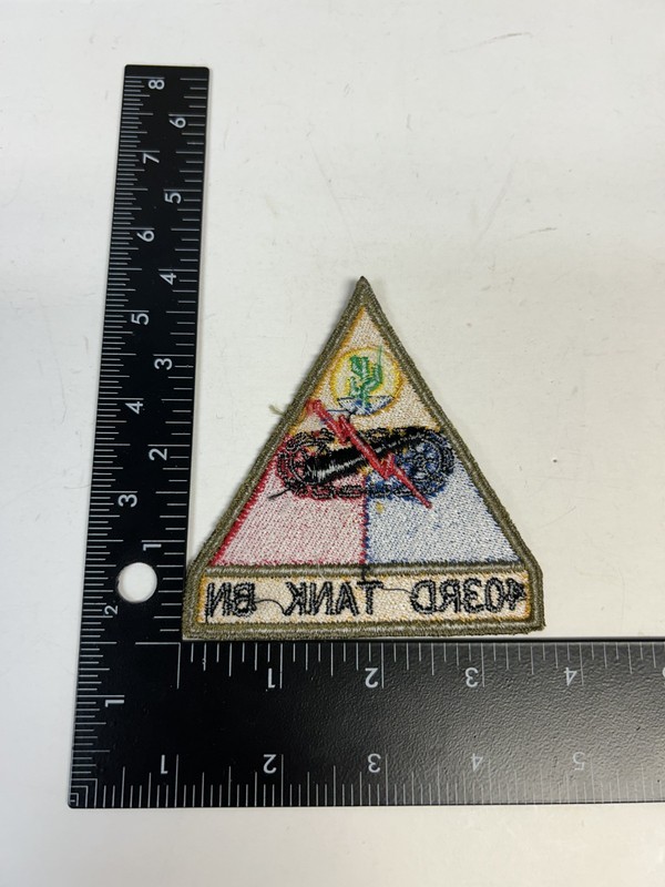 MH576 Repro WW2 US Army Patch 403rd Tank Battalion IR29D gallery