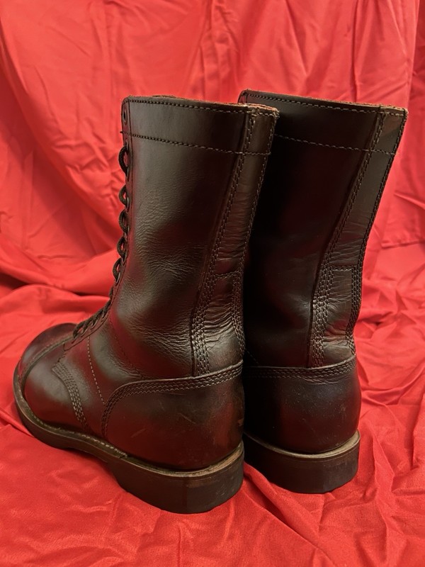 US Army WW2 Corcoran Paratrooper Jump Boots Size 8, Repro gallery