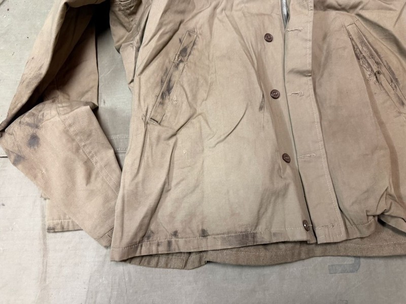 WWII US ARMY INFANTRY M1941 M41 SUMMER COMBAT FIELD JACKET-LARGE/XLARGE 46R gallery