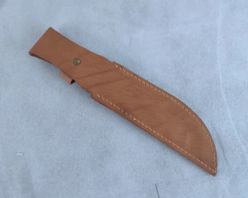 MILITARY US NAVY PARRIS SHEATH KNIFE KNIFE GENUINE LEATHER SCABBARD COVER gallery