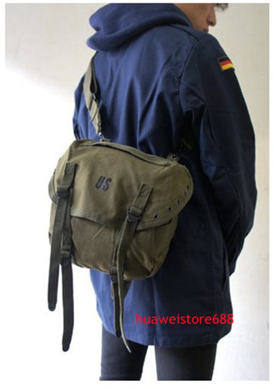 U.S. Vietnam War Combat Field M1961 Butt Pack Canvas Waist Bag WWII Replica gallery