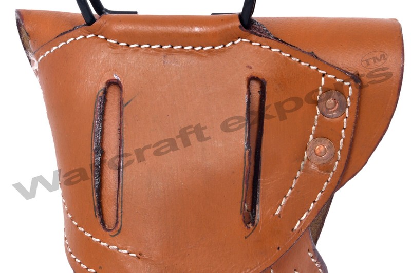 WWII M1936 Canvas Pistol Belt with Colt Tan Holster and .45 Colt Mag Pouch gallery