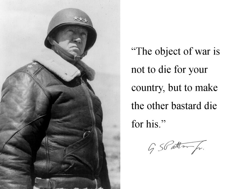 General George S. Patton World War 2 WWII Quote 8 x 10 Photo Photograph bc1