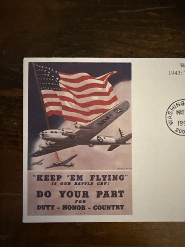 Honoring the B-24 known as the Liberator & First Day Cover of its own stamp gallery