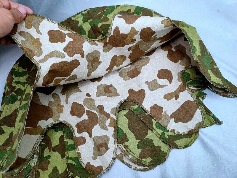 10PC WW2 US ARMY MARINE CORPS HBT REVERSIBLE CAMOUFLAGE Splinter M1 HELMET COVER gallery