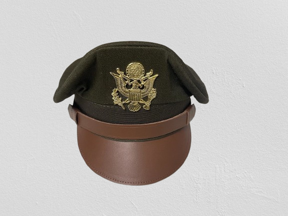 WW2 US American USAAF Army Military General Officers Crusher Visor Hat Cap gallery