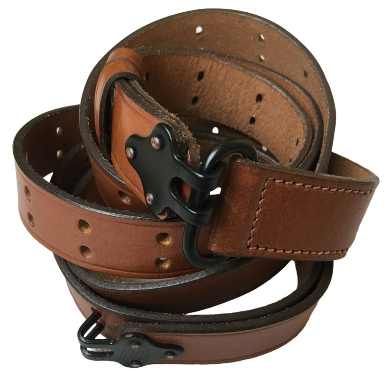 WWII US M1 GARAND RIFLE M1907 LEATHER CARRY SLING gallery