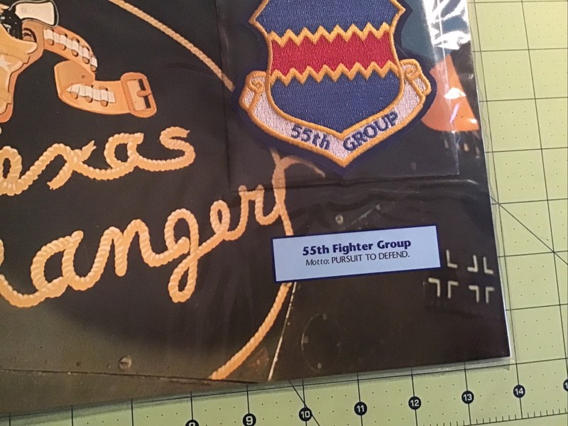 Willabee & Ward Emblems Of Air War WWII Patch 55th Fighter Group + Info Card gallery