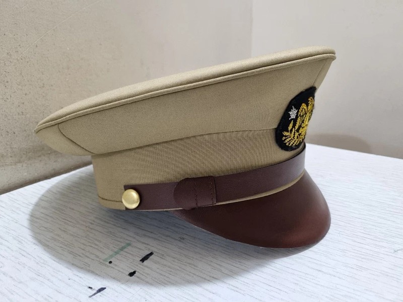 Mexican Army Military Officers Dress Visor Hat Cap All Size gallery