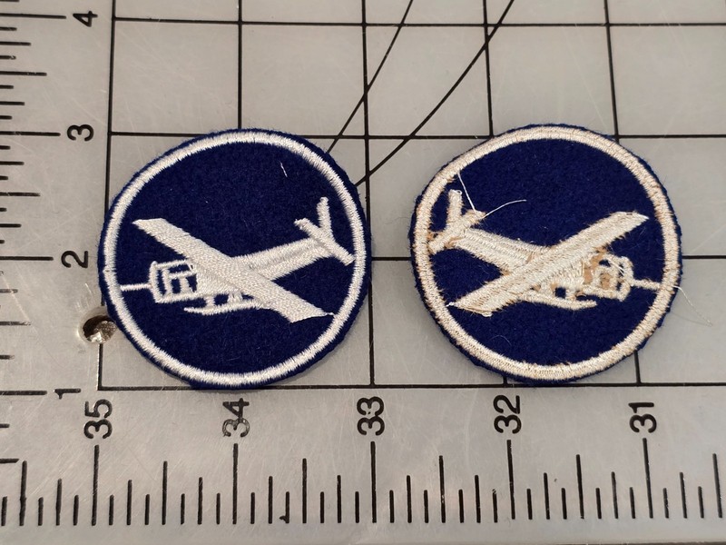 Repro WW2 US Army Airborne Glider Troops Enlisted Infantry Cap Patch Variant gallery