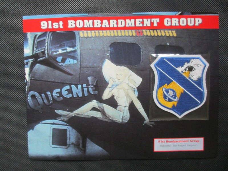 91ST BOMBARDMENT GROUP Willabee WWII AIR WAR PATCH THE RAGGED IRREGULARS