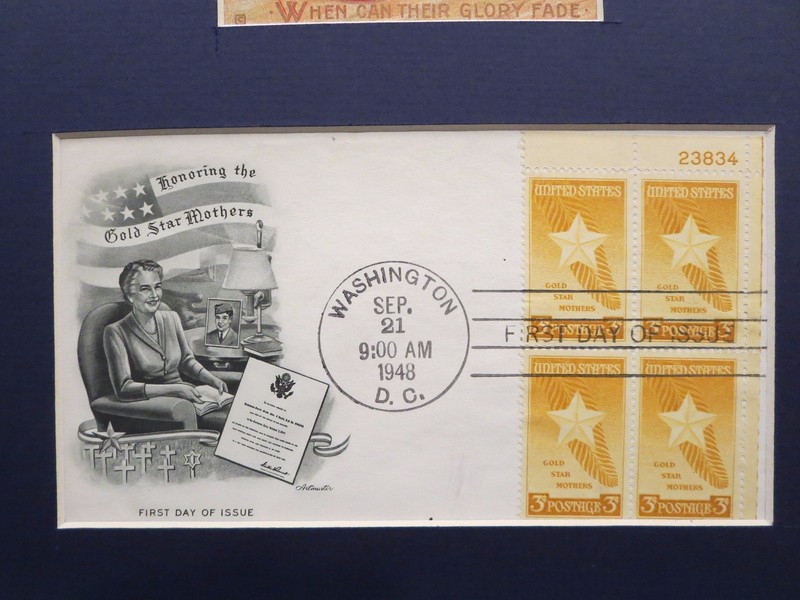 Honoring Memorial Day and Gold Star Mothers and 1948 Stamp First day Cover gallery