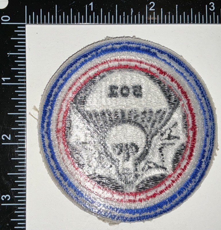 REPRODUCTION WWII US Army 502nd Airborne Parachute Infantry Regiment PIR Patch gallery